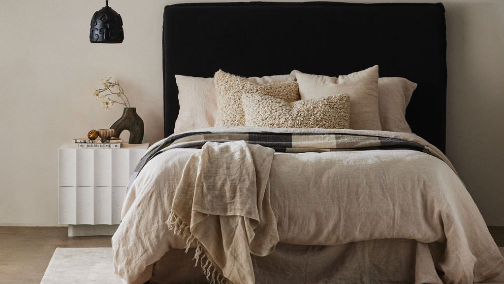 Linen Bedroom Look